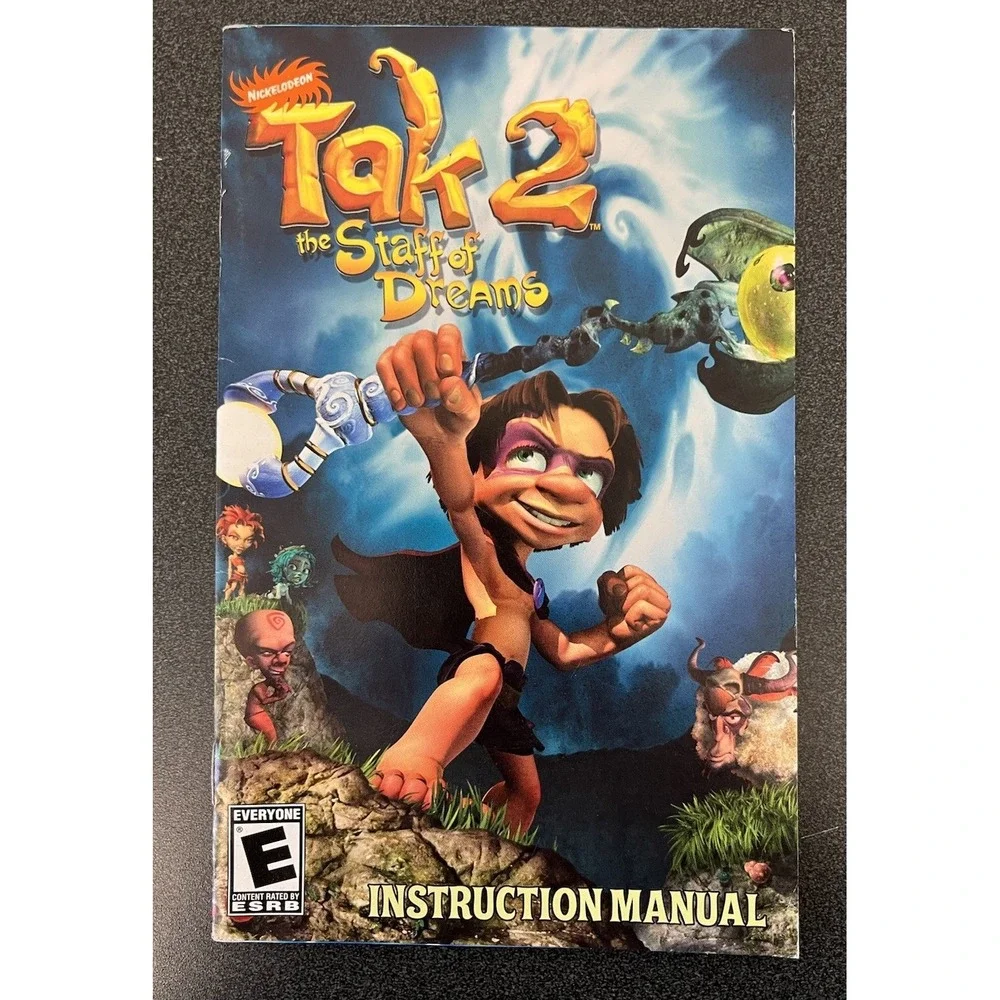Tak 2 The Staff Of Dreams PlayStation 2 Instruction Manual Booklet Only